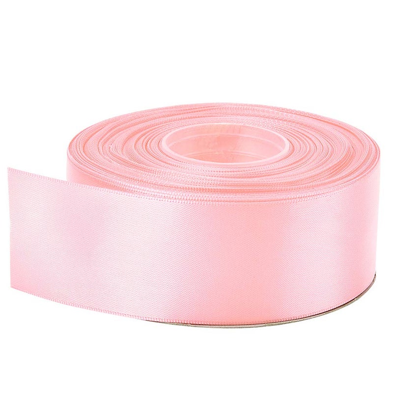 Ribest 1 1/2 inch Pink Double Face Satin Ribbon 25 Yards Per Roll for Gift Wrapping Flower Bouquet Hair Accessories Wedding Birthday - Image 4
